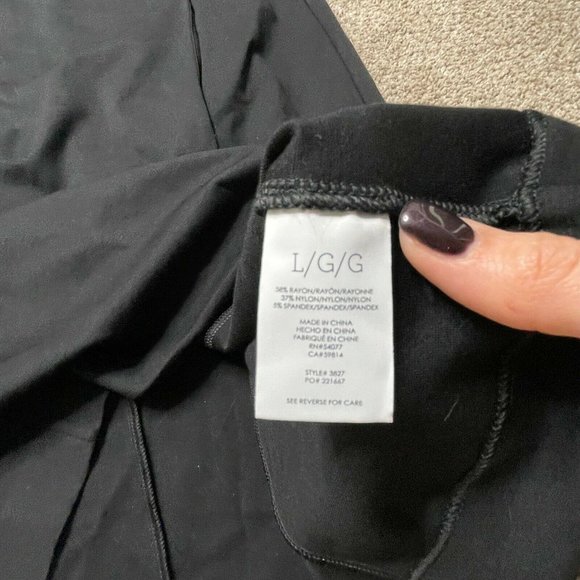 CAbi Dress Large Womens Little Black Dress Short Sleeve Party Cocktail L V Neck - Picture 8 of 12